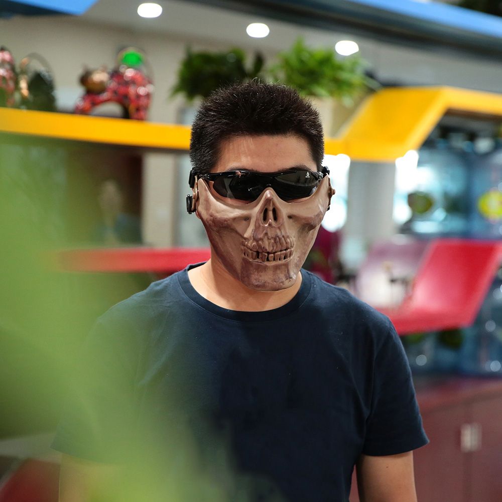 Outdoor Wargame Tactical Mask Lower Half Face Protective