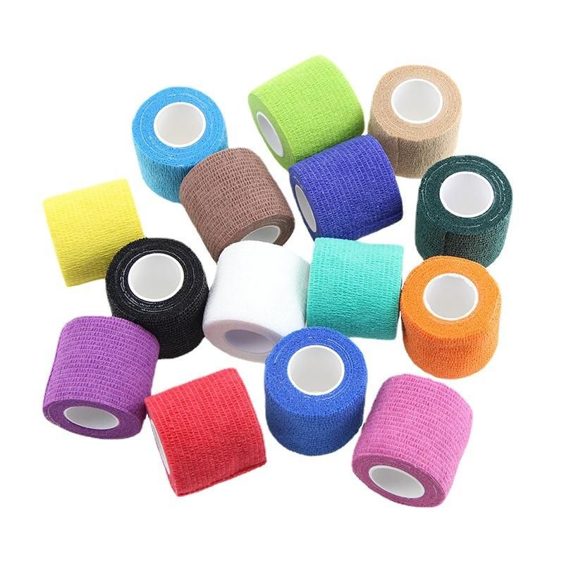 Elastic Sports Self-Adhesive Bandage Rolls Pet Bandage-Foot Basketball Pressure Elastic Bandage Wrist and Knee Pads Ankle Support