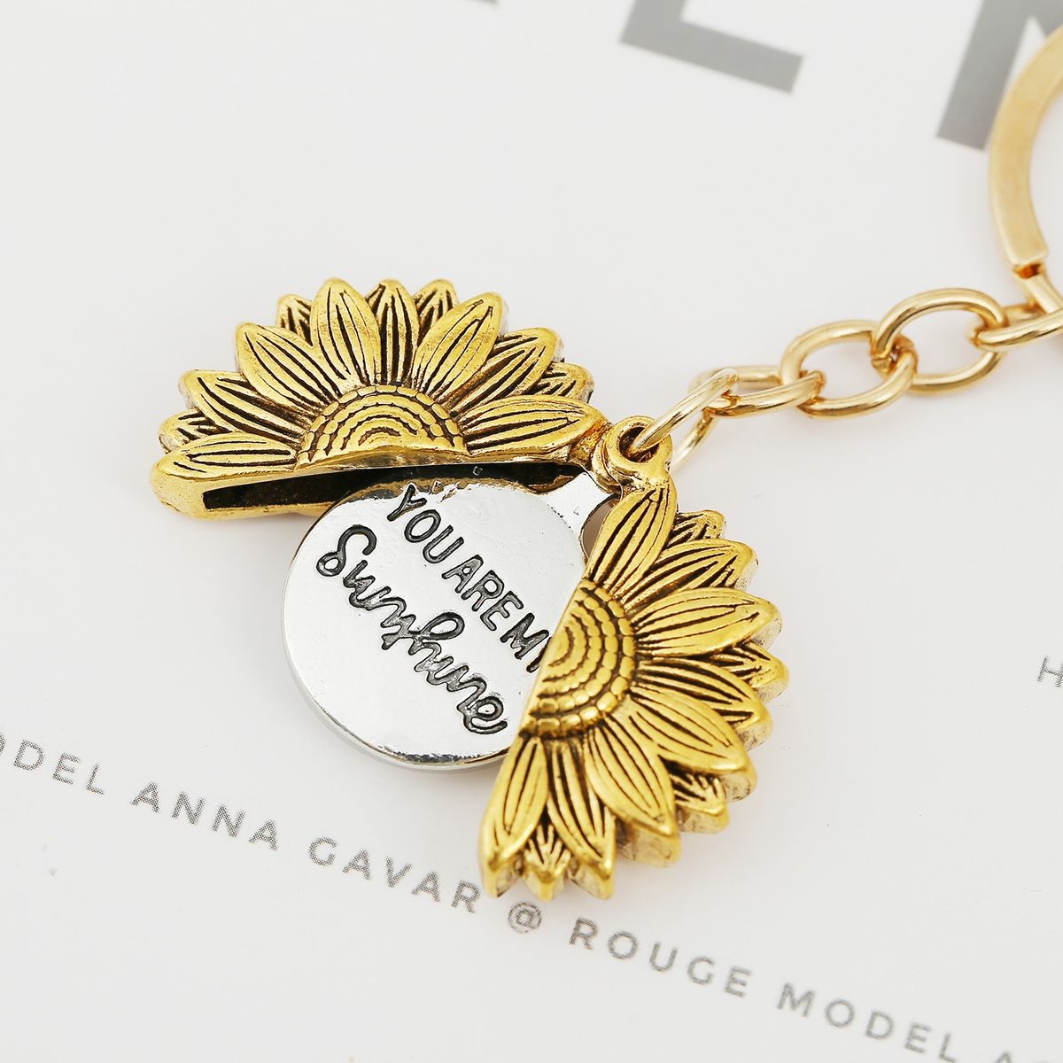 N2003-28 Ancient Gold Keychain