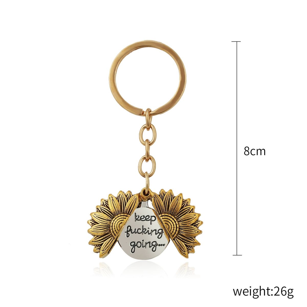 N2003-28 Ancient Gold Keychain