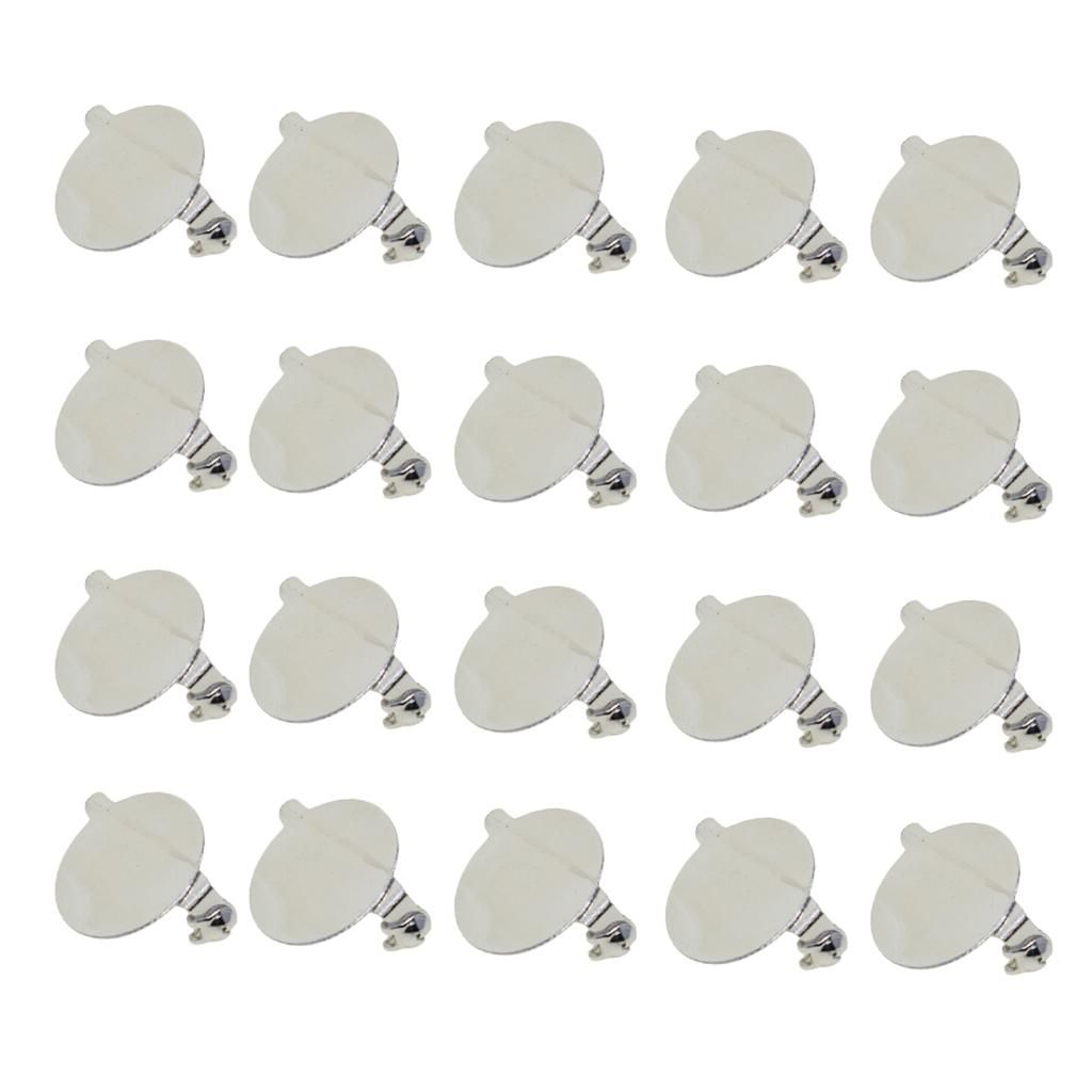 20PCS Extra Large Dual Brooch Pin Back Base Safety 20pcs,