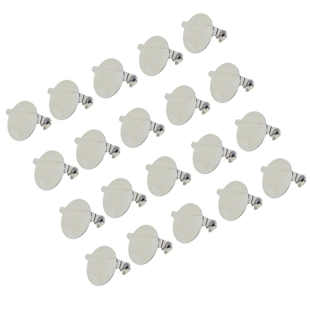 20PCS Extra Large Dual Brooch Pin Back Base Safety 20pcs,