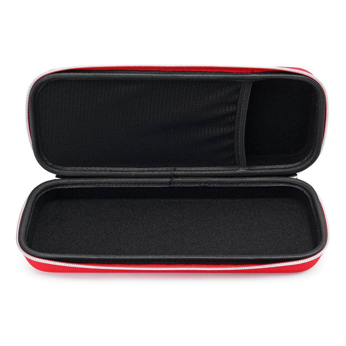 Portable Hard Zipper Stethoscope Carrying Bag Case Storage Box Shockproof Gules