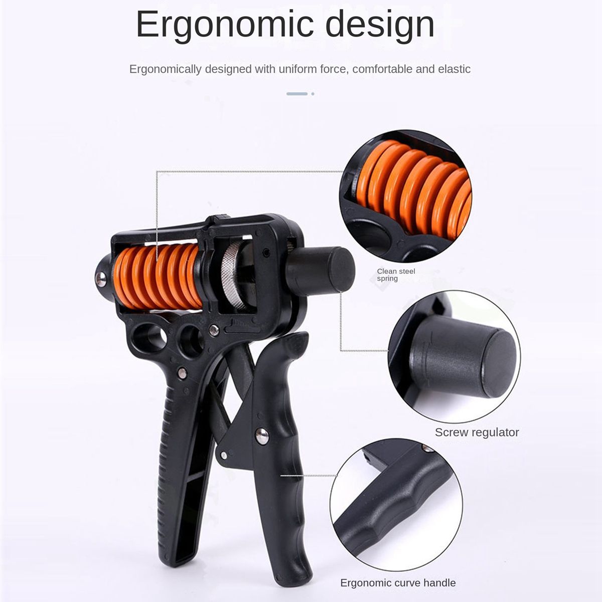 Adjustable Hand Grip Exercise Power Exercise Spring Finger