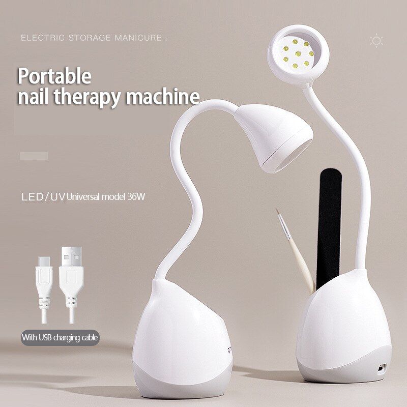 1Pcs Kangaroo Nail Lamp Desktop Rechargeable Quick Dry