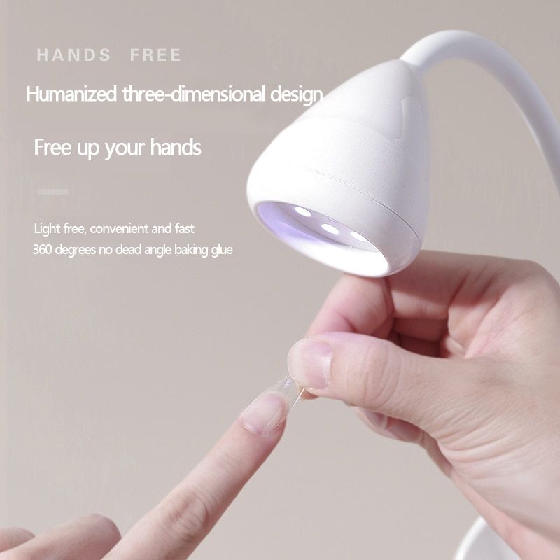 1Pcs Kangaroo Nail Lamp Desktop Rechargeable Quick Dry