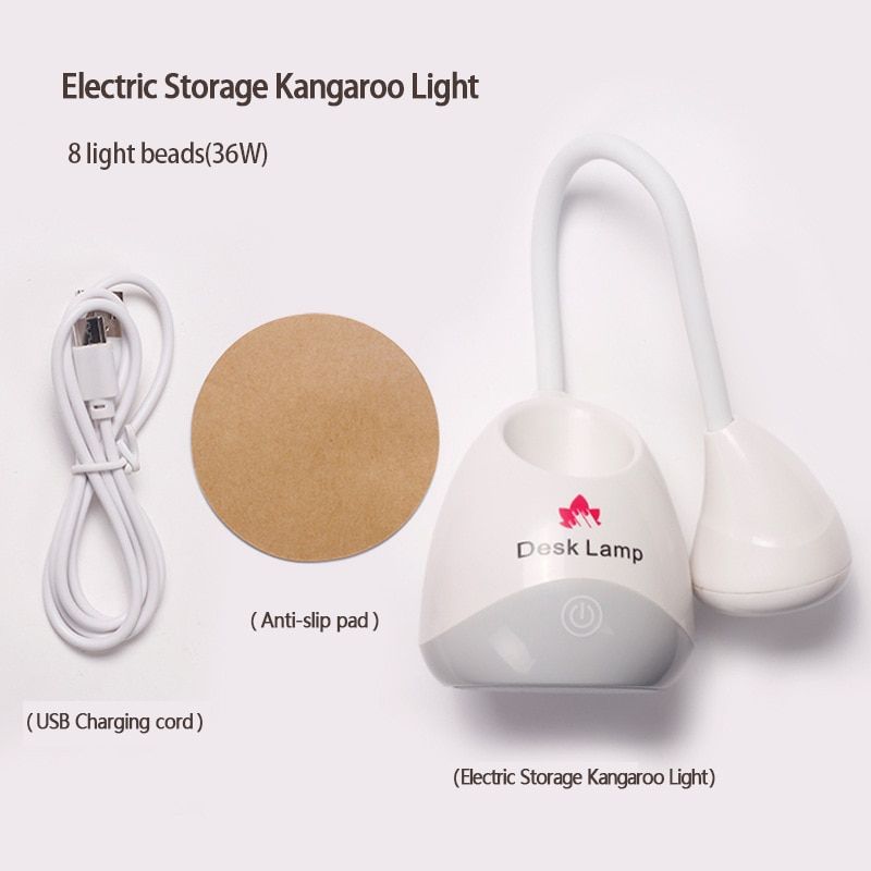 1Pcs Kangaroo Nail Lamp Desktop Rechargeable Quick Dry