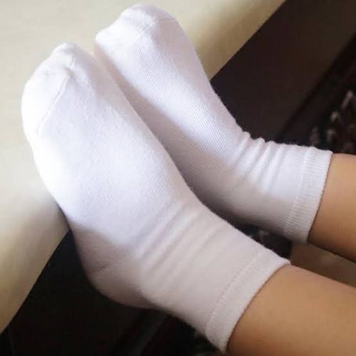 5 Pairs/Lot White Children School Socks