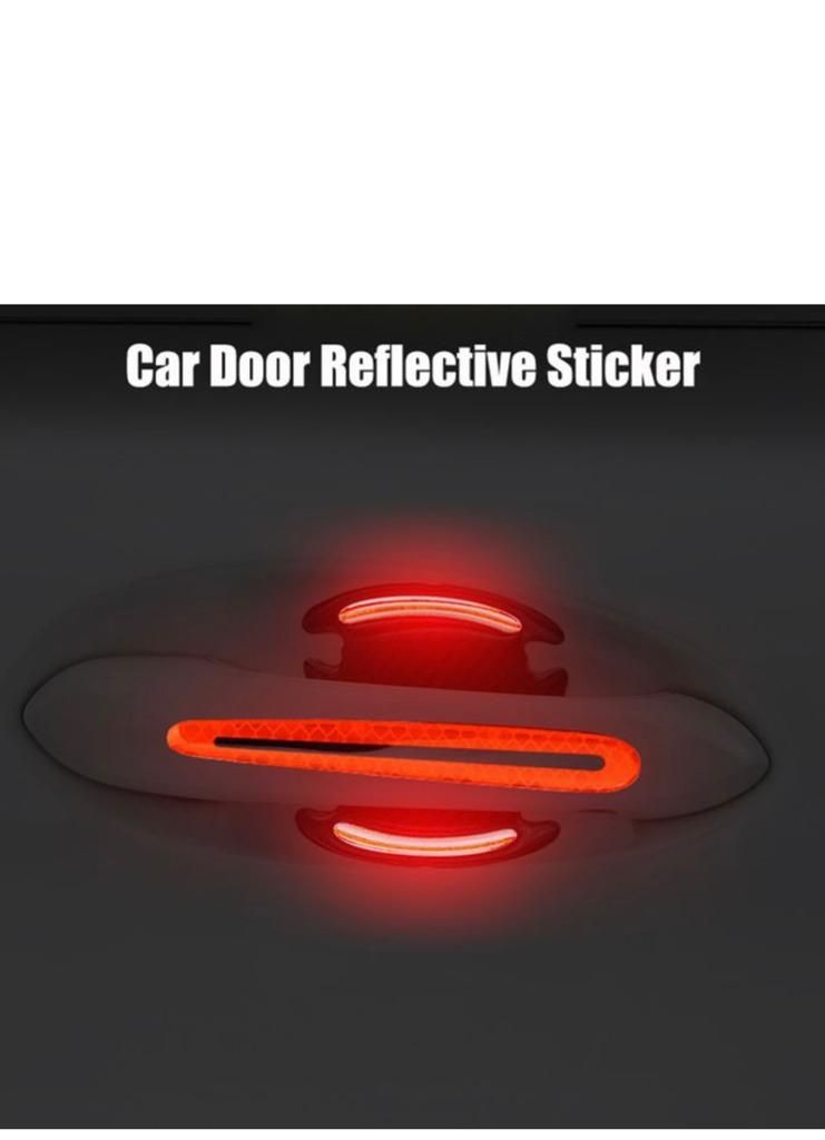 4pcs Anti-scratch Reflector Door Handle Sticker