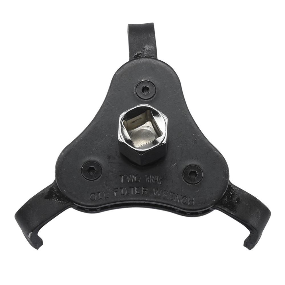 Auto Adjustable Universal Oil Filter Wrench With 3 Jaws For