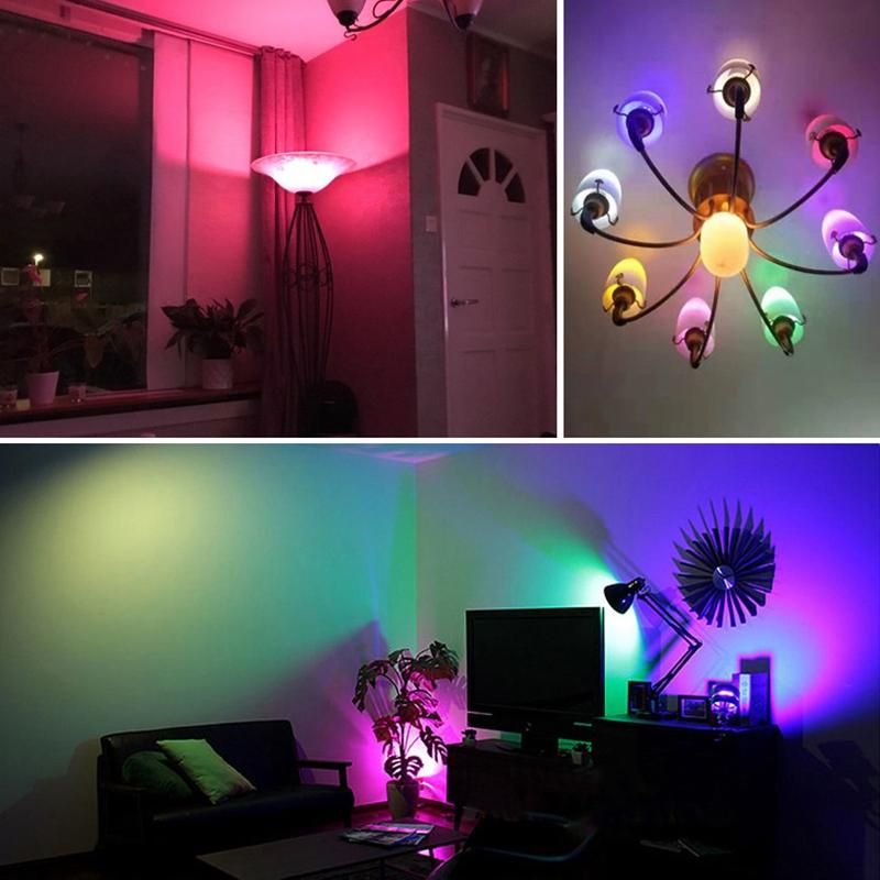 E27 Smart Control Lamp Led RGB Light Dimmable 7W RGBW Led Lamp Colorful Changing Bulb Led Lampada RGBW White Decor Home