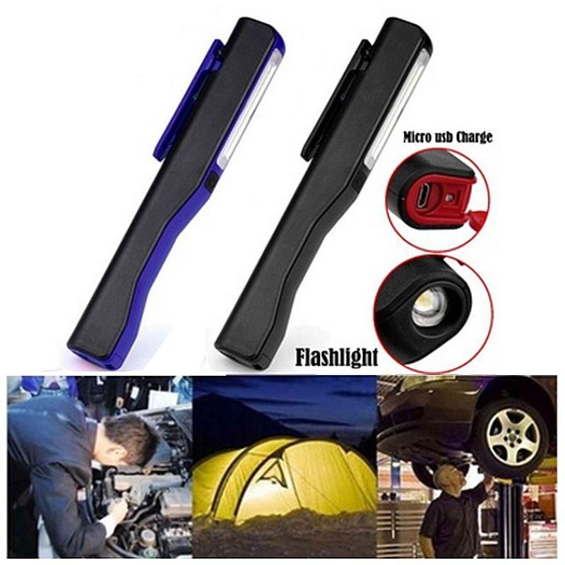 Rechargeable LED COB Portable Camping Inspection Lamp