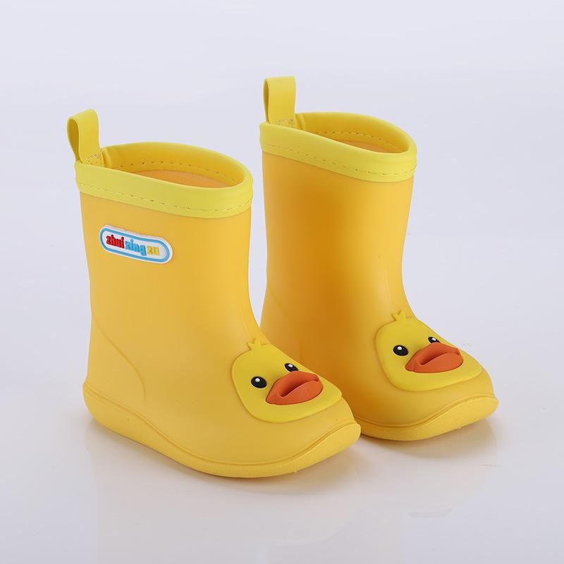 Children's rubber rain boots children's anti-skid rain boots