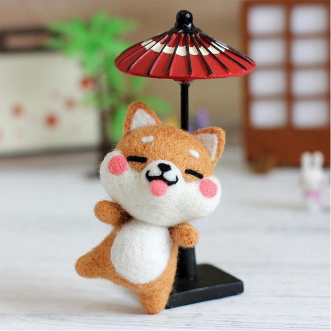 Plush Doll  Felting Kit Needlefelted Kit For Kids With Tools DIY