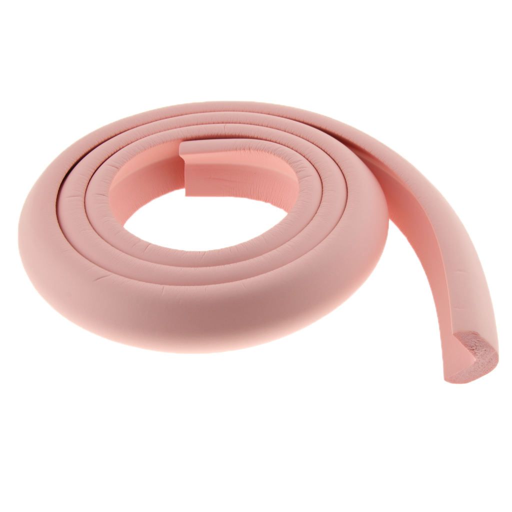 Edge Corner Guards Soft Cover Furniture Sharp Angle Safety Pink
