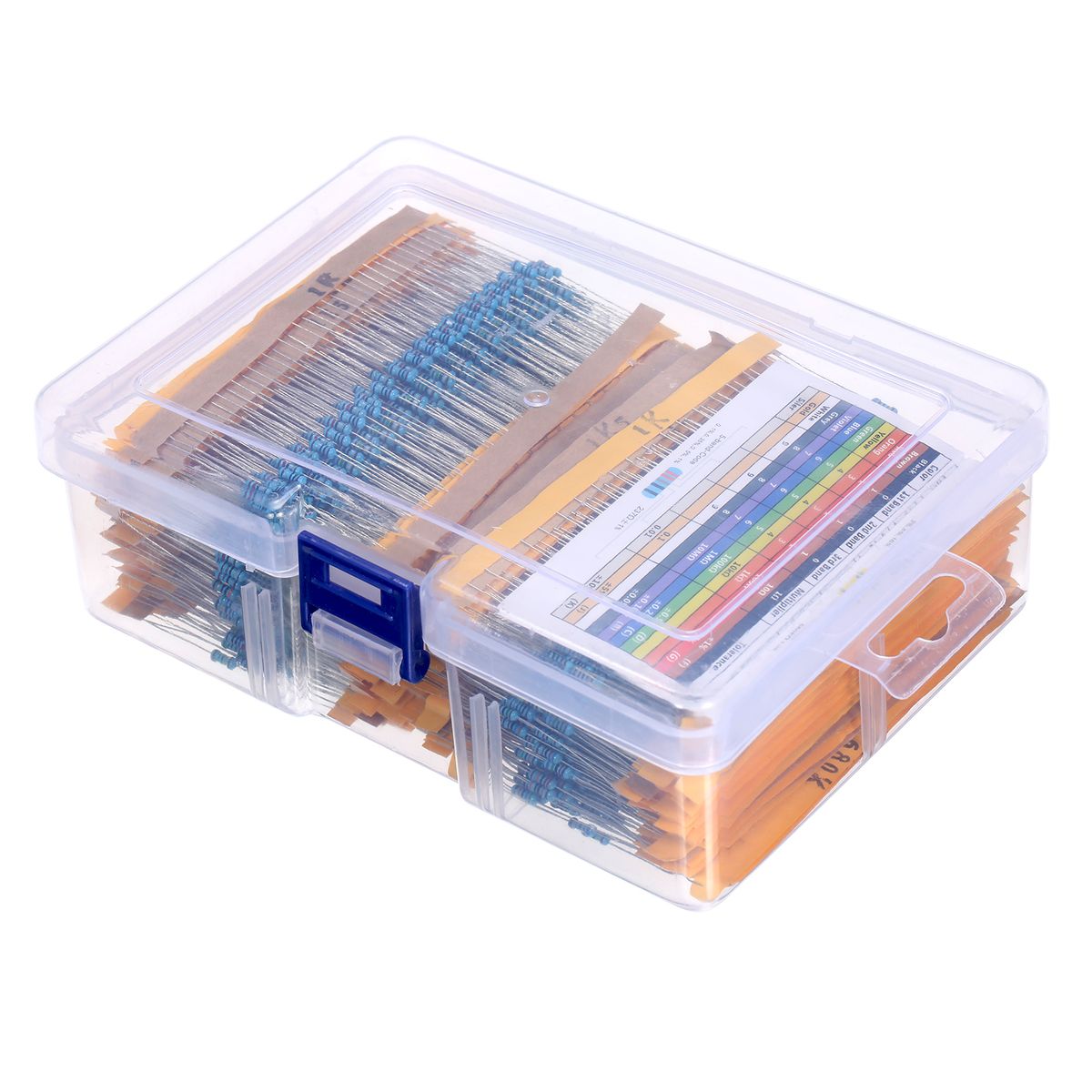 2600pcs 130 Values 1/4W 0.25W 1% Metal Film Resistors