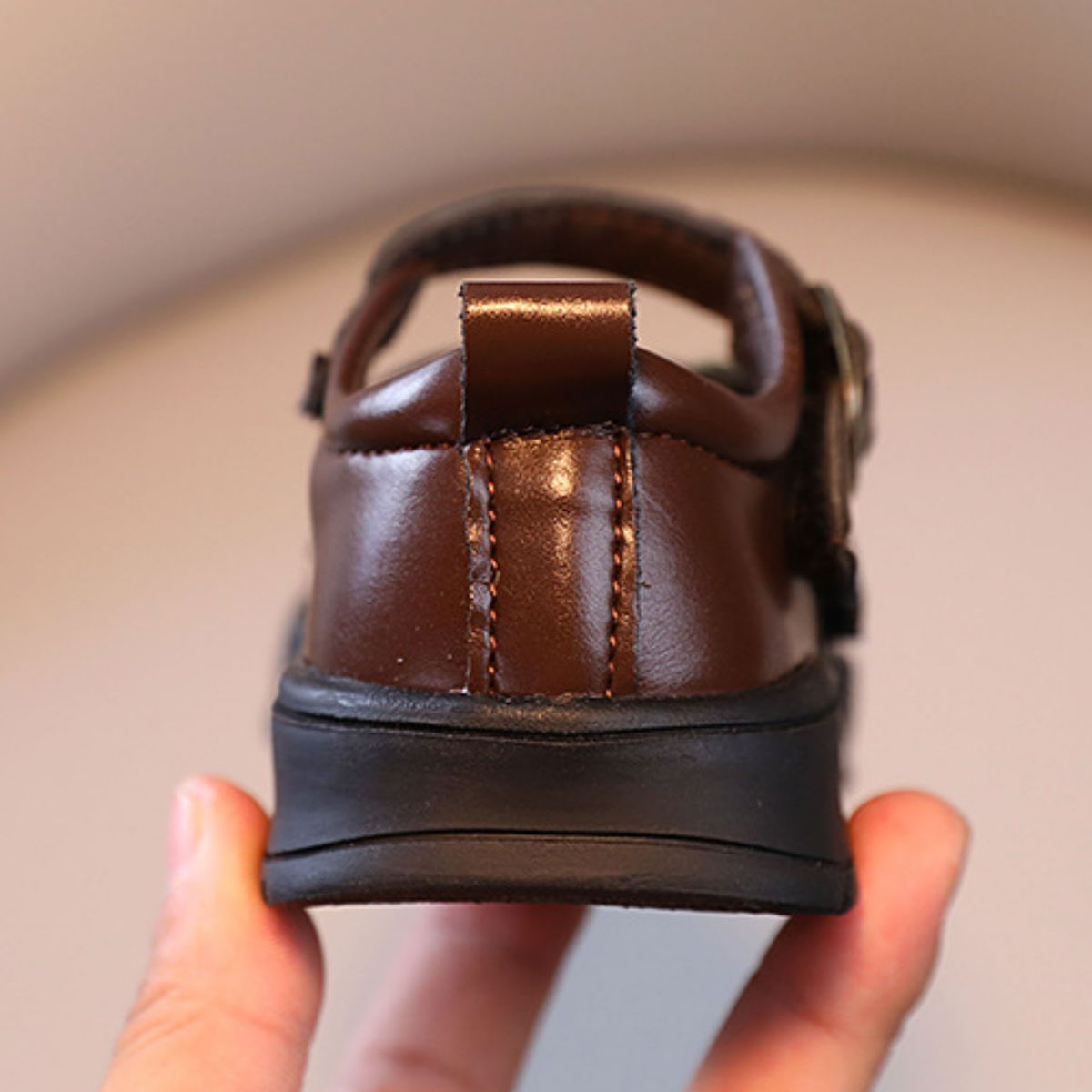 Black School Shoe For Children