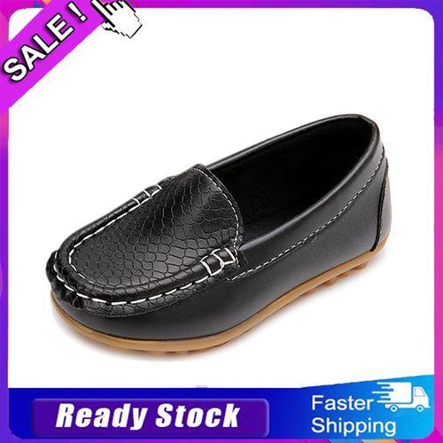 Toddler Little Kid Boys Girls Soft Slip On Loafers Dress Flat Shoes