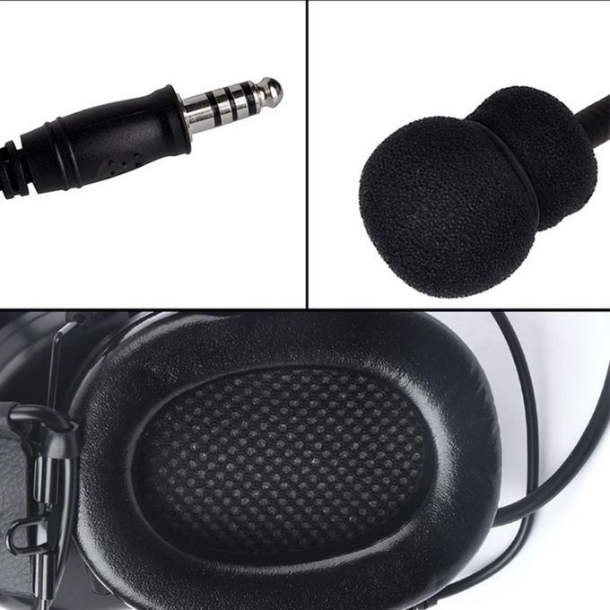 Headset Microphone Headband Mic Ptt