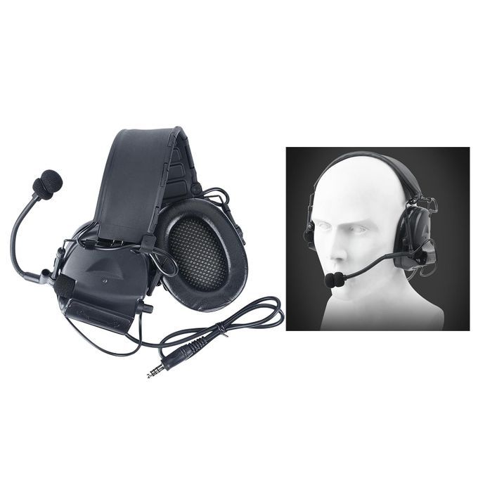 Headset Microphone Headband Mic Ptt