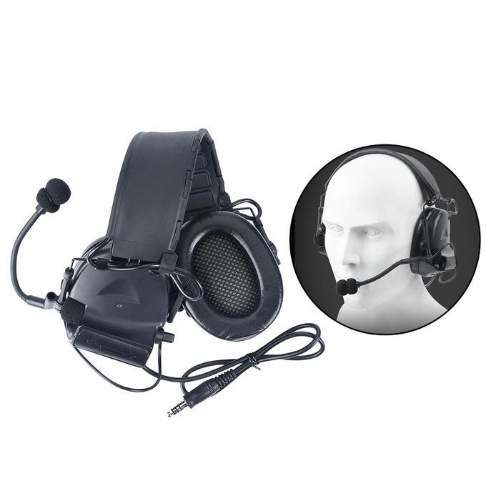 Headset Microphone Headband Mic Ptt