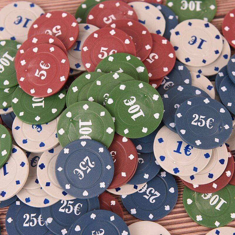 Professional 100pc Poker Chip 4 Denomination Set For Texas