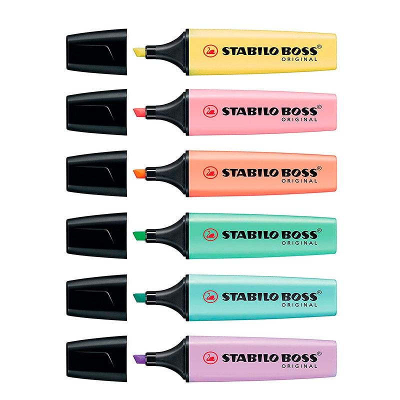 STABILO BOSS Pastel Highlighter Pens And Text Markers 4