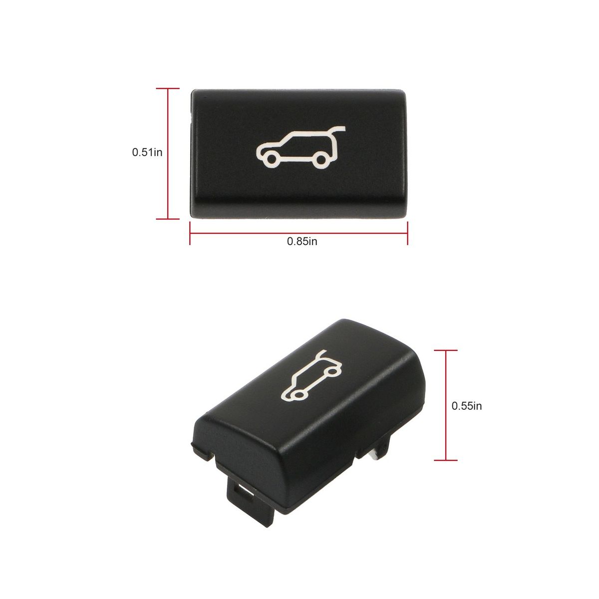 Tailgate Rear Trunk Switch Button Cover Replacement For BMW