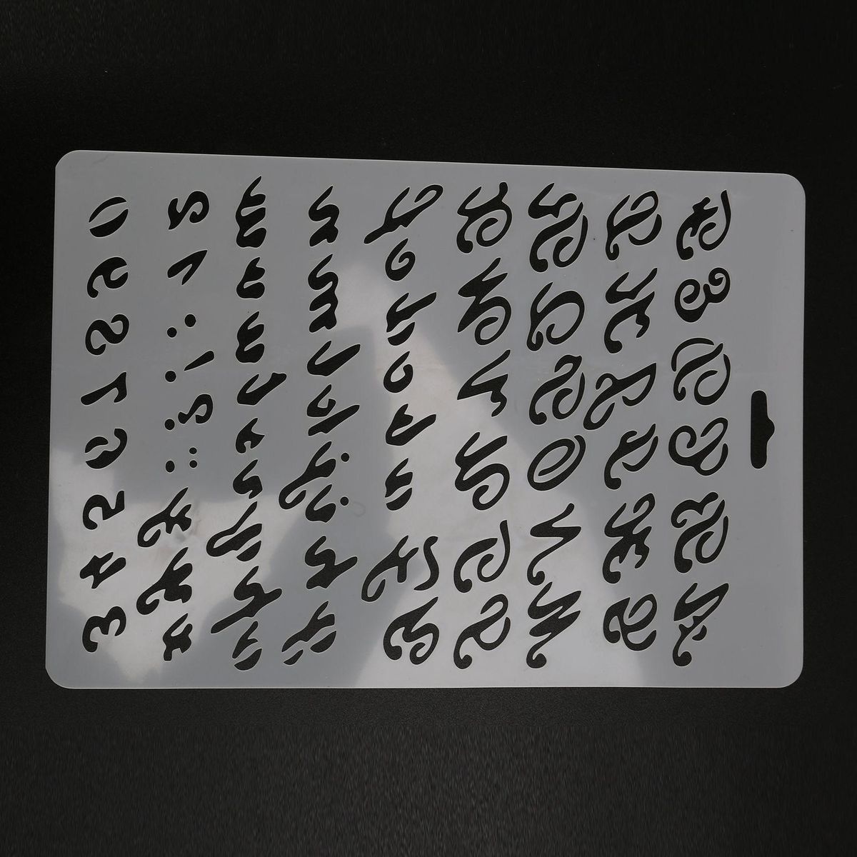 Lettering Stencils and Number Stencil Painting Alphabet and Number Stencils 2