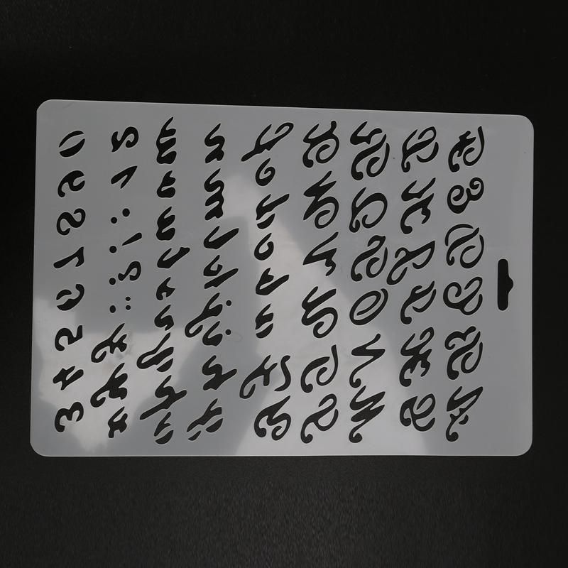 Lettering Stencils and Number Stencil Painting Alphabet and Number Stencils 2