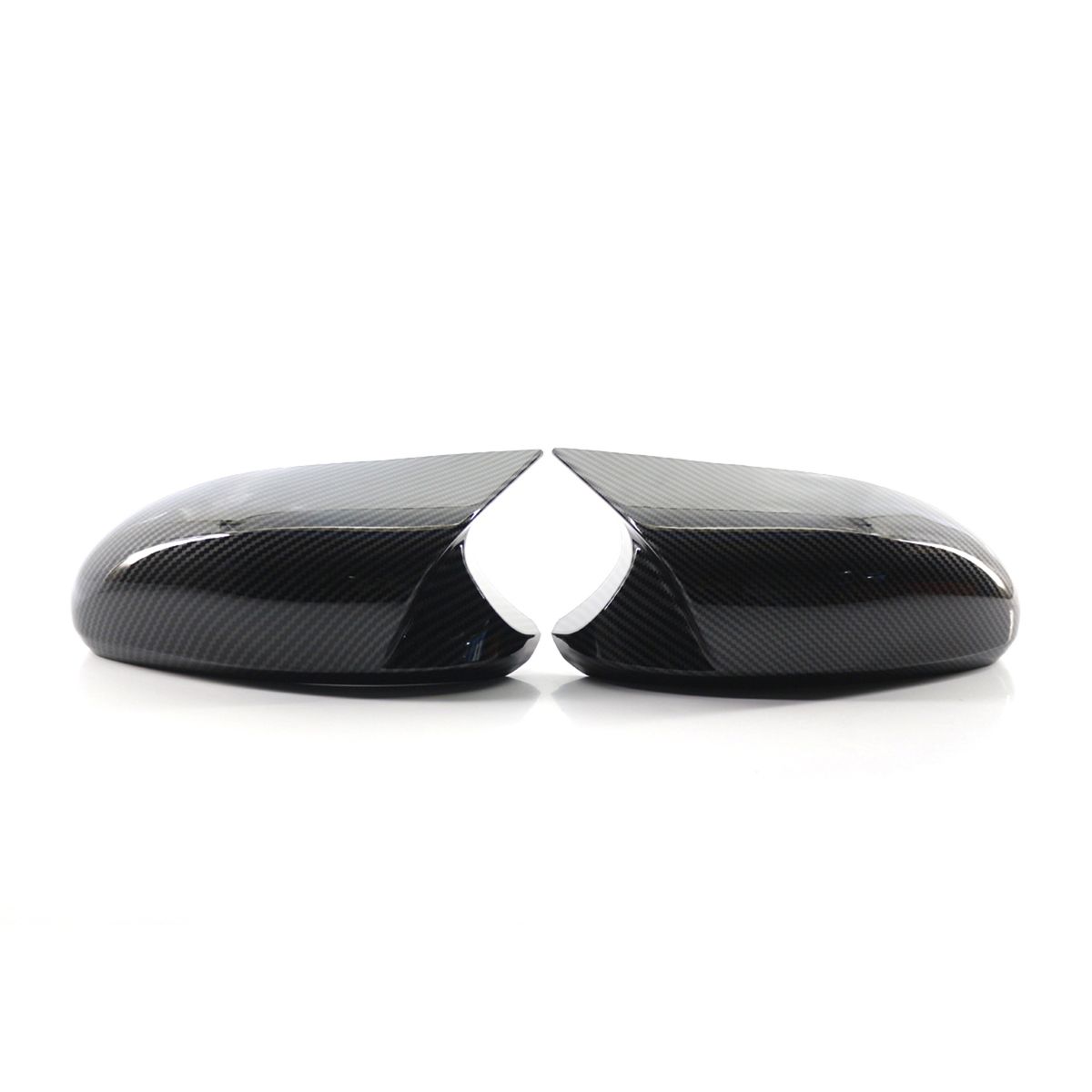 Carbon Fiber Side Mirror Cover Caps Replacement For BMW E90