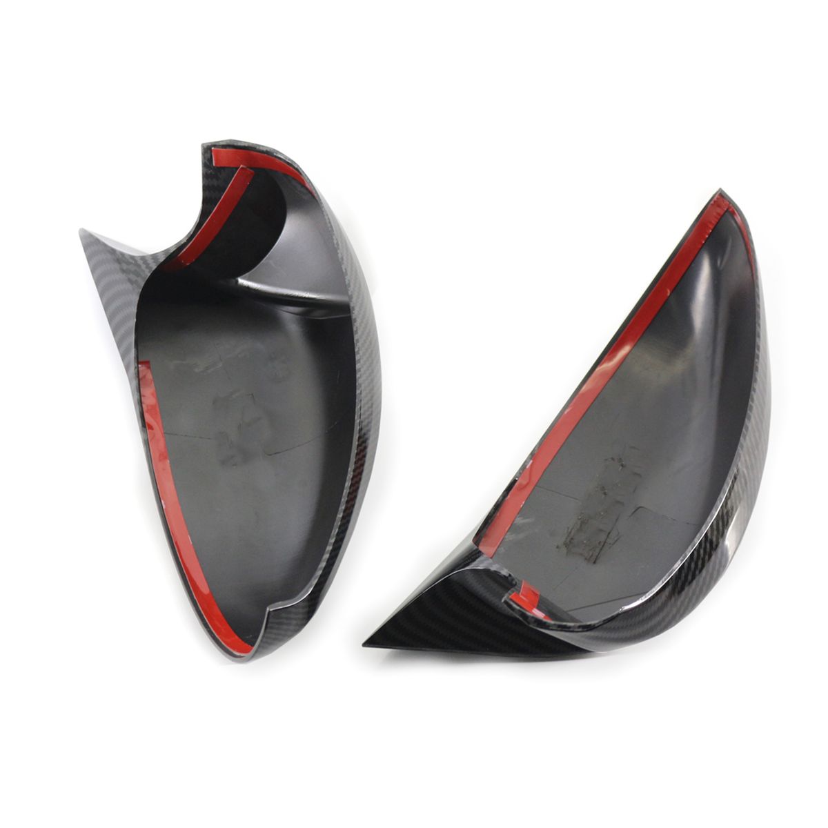 Carbon Fiber Side Mirror Cover Caps Replacement For BMW E90