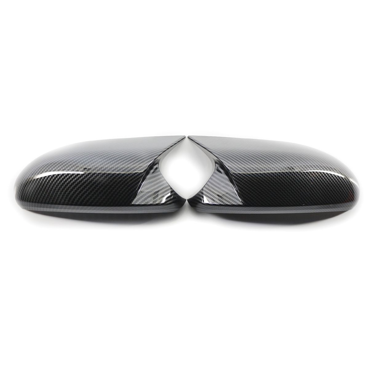 Carbon Fiber Side Mirror Cover Caps Replacement For BMW E90