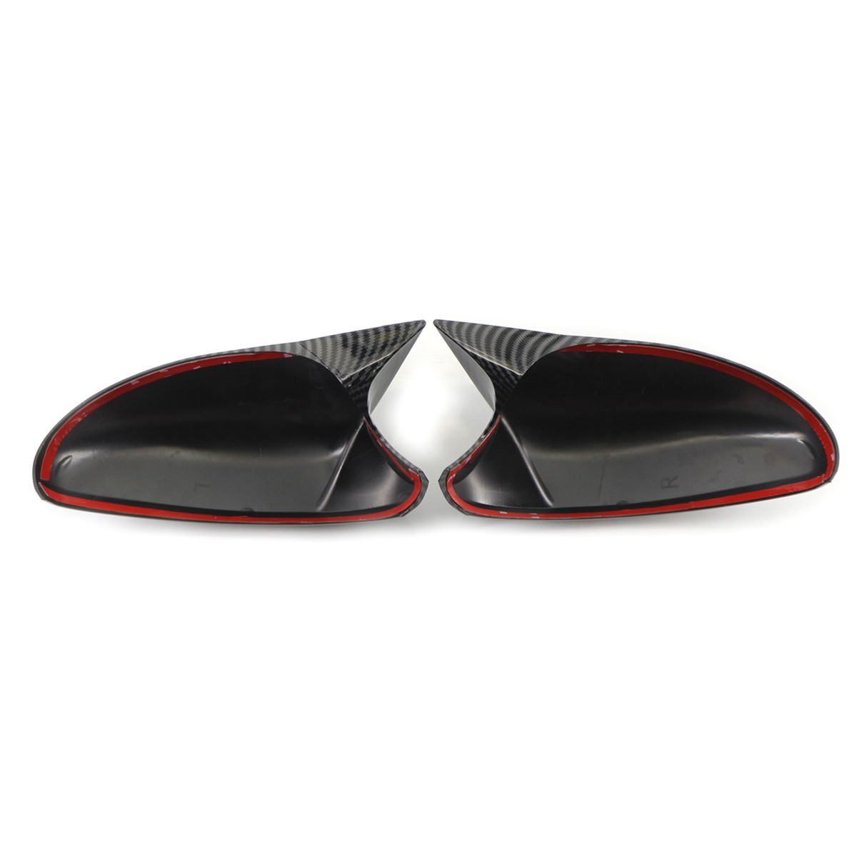 Carbon Fiber Side Mirror Cover Caps Replacement For BMW E90