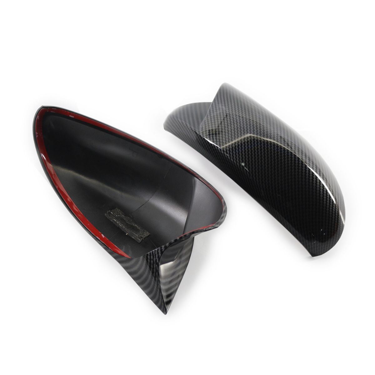 Carbon Fiber Side Mirror Cover Caps Replacement For BMW E90