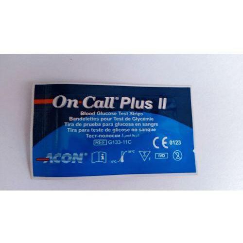 On-Call PlusII Blood Glucose Strip By 25