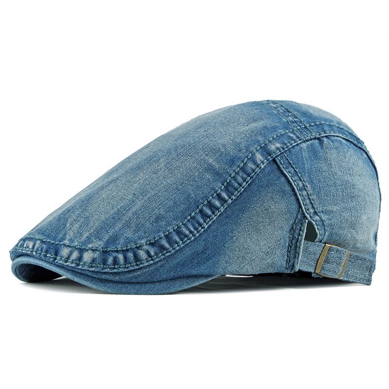 Washed Jeans Beret Men's Fashion Cowboy Hats