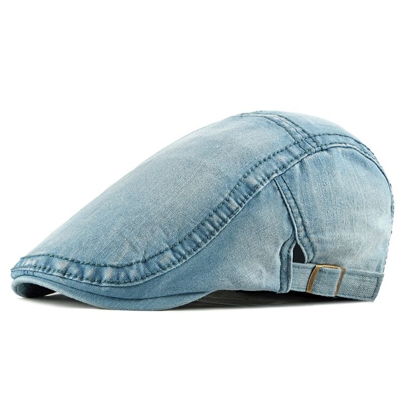 Washed Jeans Beret Men's Fashion Cowboy Hats