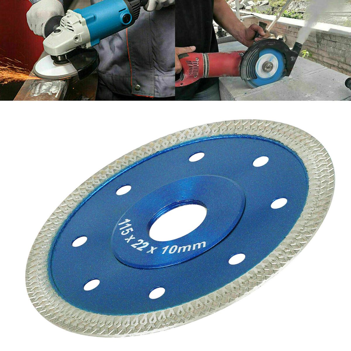 Cuts Porcelain Tile Diamond Dry Cutting-Blades Disc Grinder