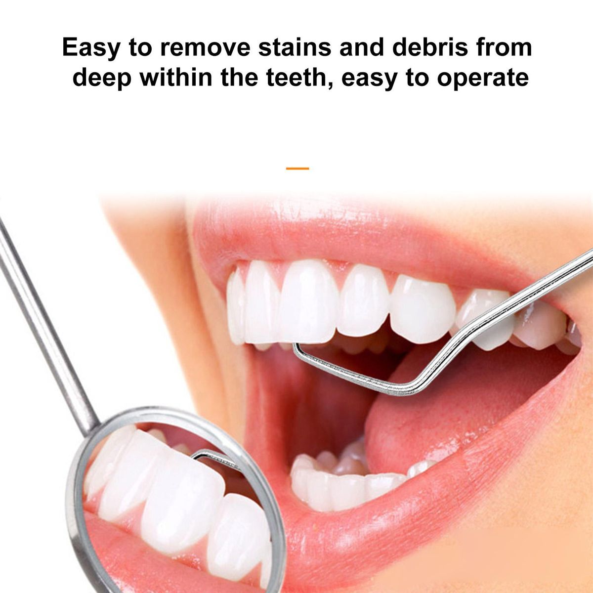 304 stainless steel toothpick set dental floss metal teeth picking portable storage tube oral dental care cleaning tools toothpick set of seven