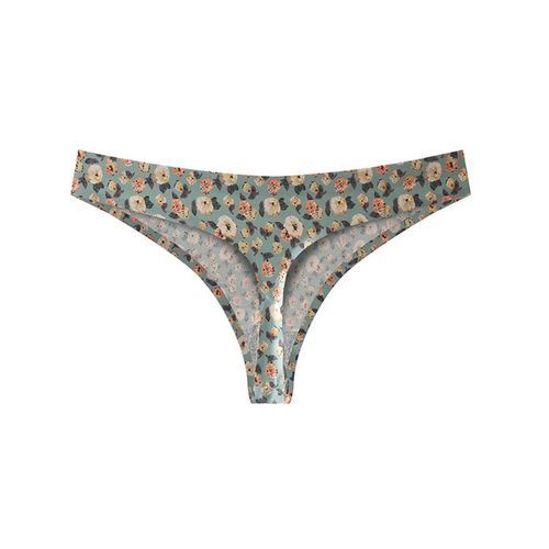 Lady Print Lovely Panties Women Cotton Seamless Underwear For Female Sexy Low Ries G_String Thongs Comfort Briefs Lingerie(No.#12)