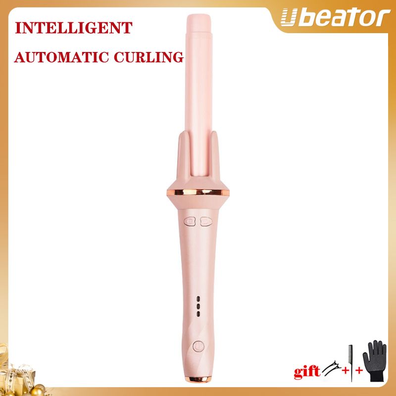 360 Automatic Spin Curling Iron Wand 3 Level Temp Hair Curler Women Shiny Salon Wave Styling Tools