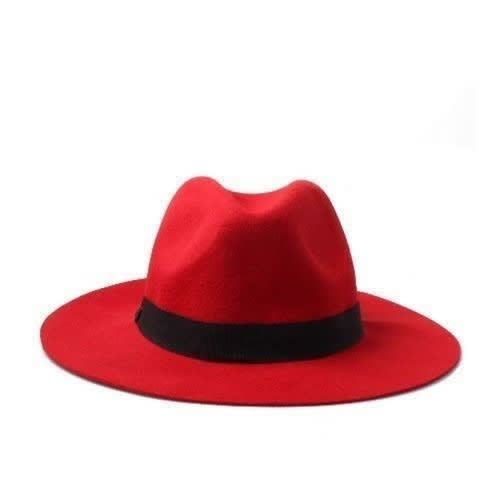 Fedora Hat - Red