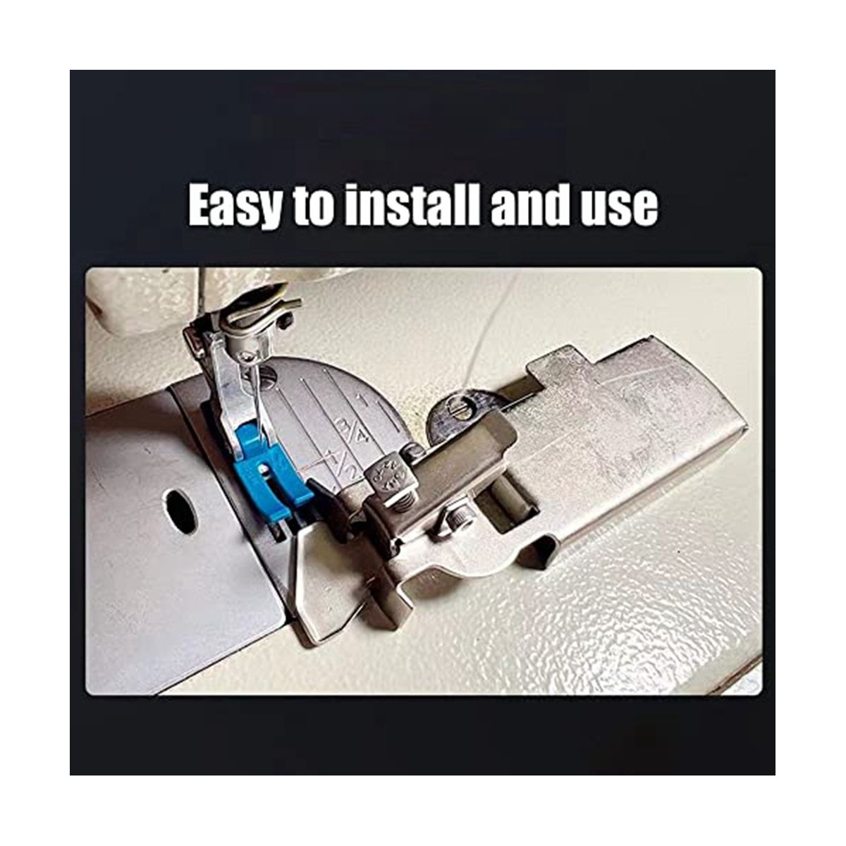 Seam Guide Hemmer Guide Hem-Guide for Industrial Lockstich or Walking Foot Sewing Machine Magnet New - 1Pcs