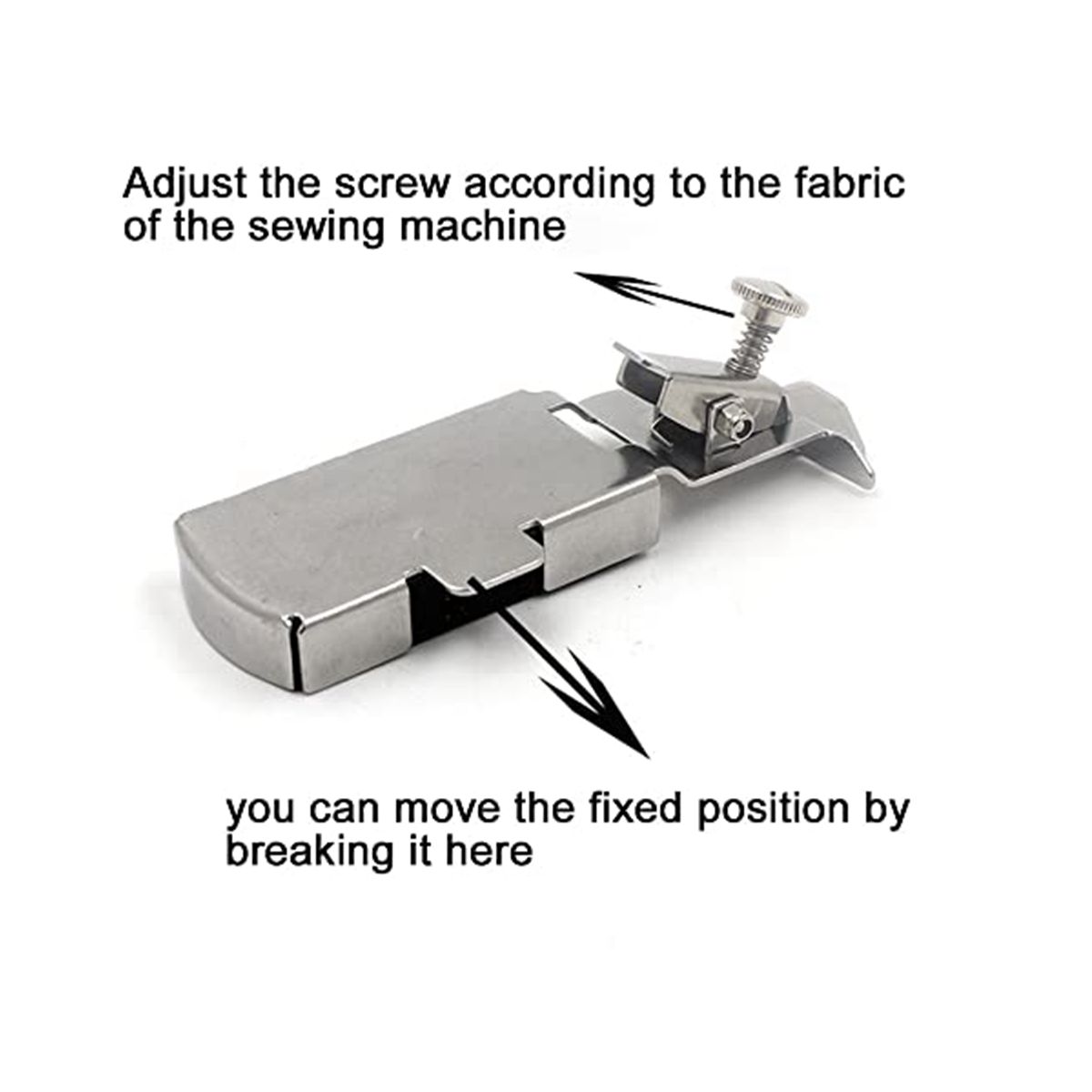 Seam Guide Hemmer Guide Hem-Guide for Industrial Lockstich or Walking Foot Sewing Machine Magnet New - 1Pcs