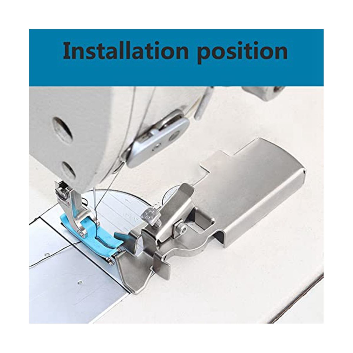 Seam Guide Hemmer Guide Hem-Guide for Industrial Lockstich or Walking Foot Sewing Machine Magnet New - 1Pcs