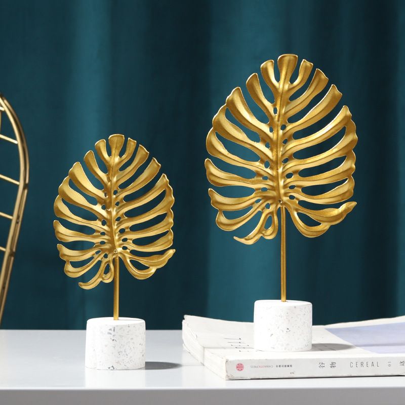 Ins Nordic Iron Turtle Back Leaf Decoration Creative Ginkgo