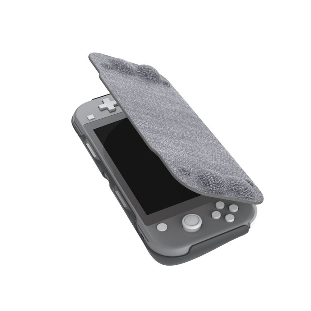 For Nintendo Switch Lite Flip Cover Slim Shell Protective Case Ergonomic Handle Grip Holder Playstand For NS Lite Mini Console