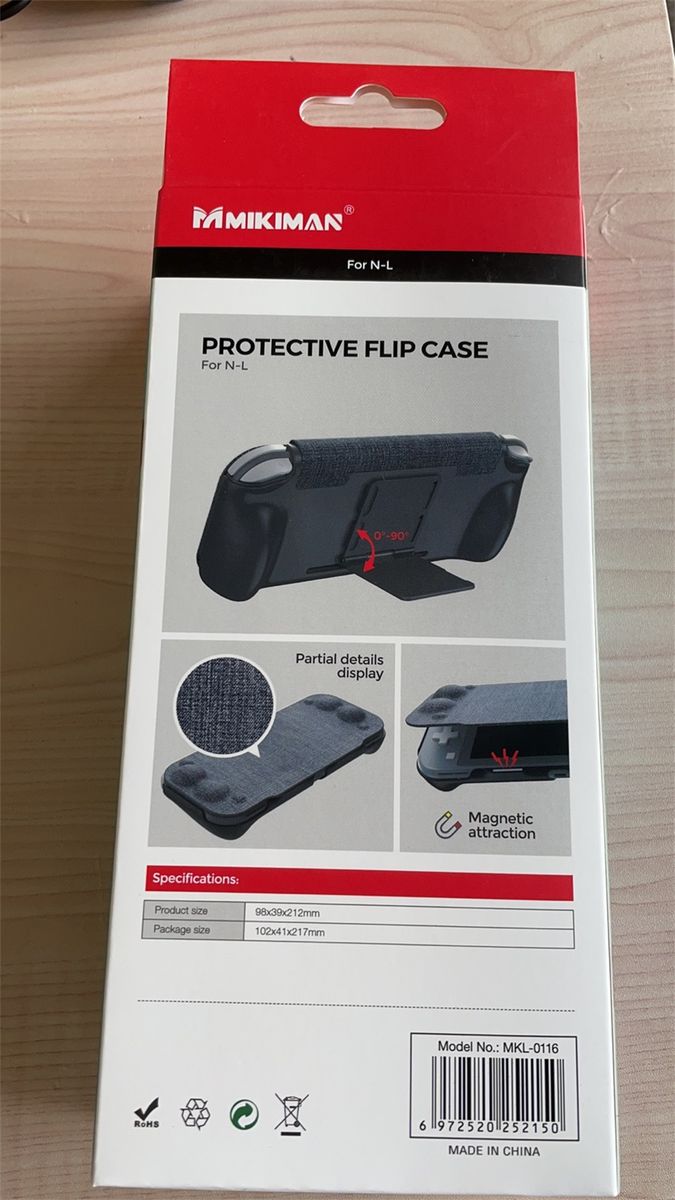 For Nintendo Switch Lite Flip Cover Slim Shell Protective Case Ergonomic Handle Grip Holder Playstand For NS Lite Mini Console