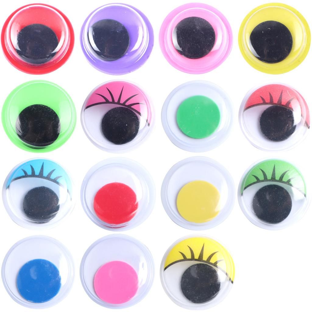 350 Pieces Wobbly Eyes Crafts Beads For Scrapbooking Handcrafted Arts
